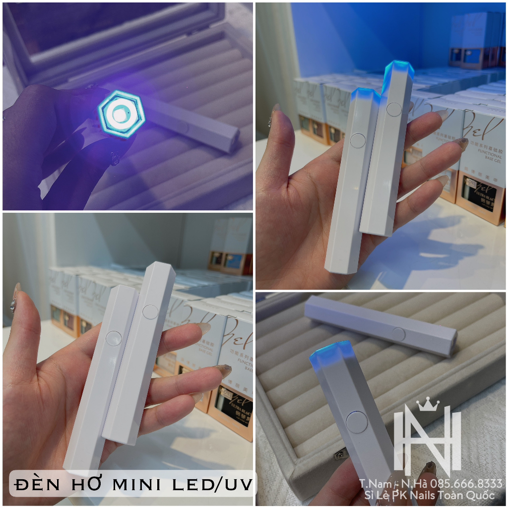 Đèn hơ mini móng tay 1 bóng cao cấp , máy hơ mini cao cấp, đèn hơ led/uv