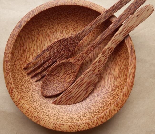 Muỗng, Nĩa, Dao gỗ dừa