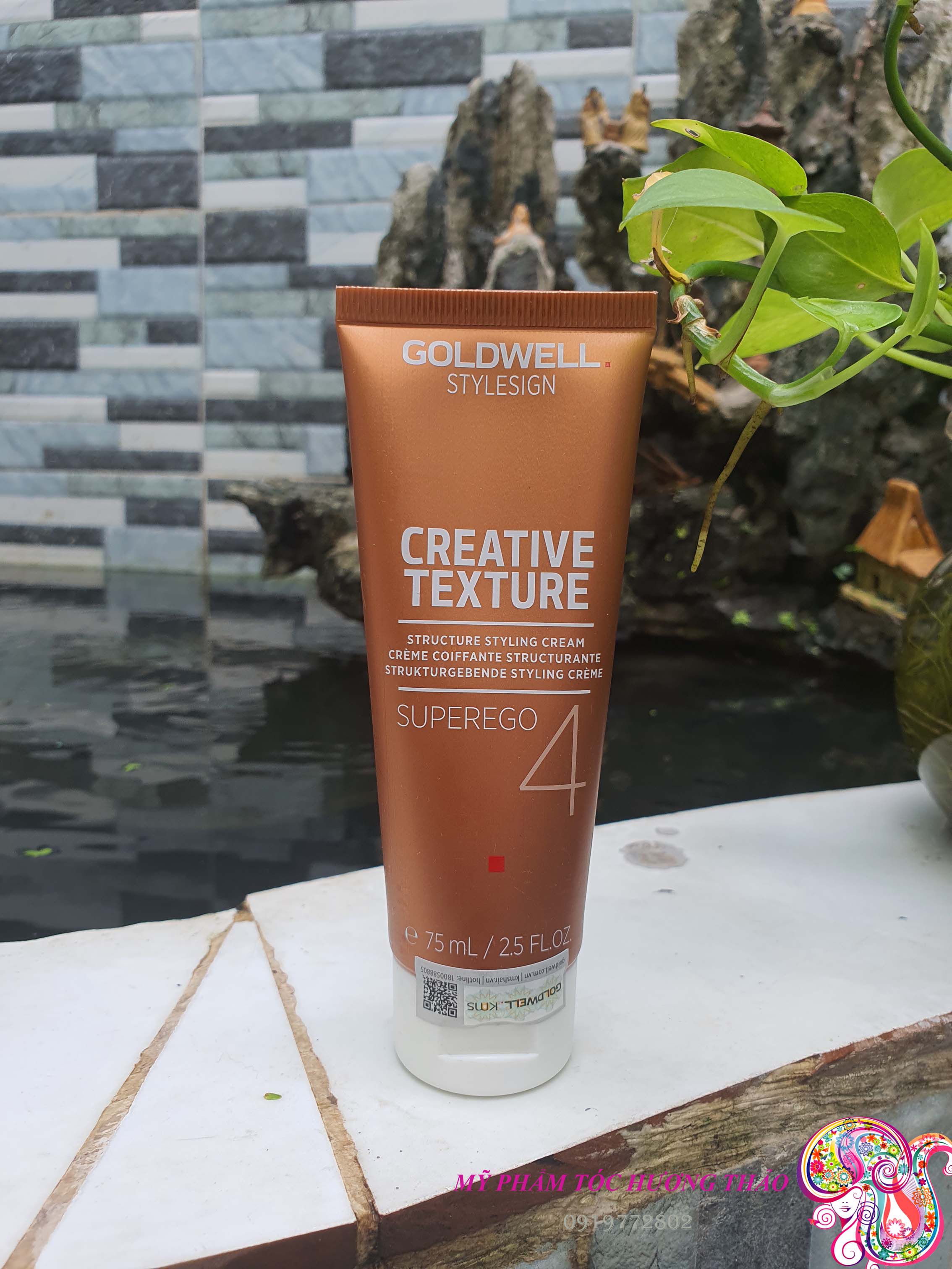 Kem tạo kiểu tóc goldwell styledesign creative textture superego 75ml