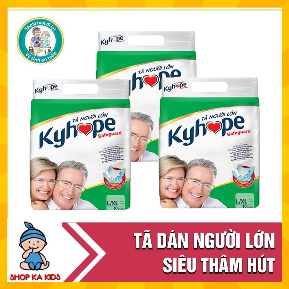 combo 3 bịch Tã dán người lớn Kyhope Safeguard M10