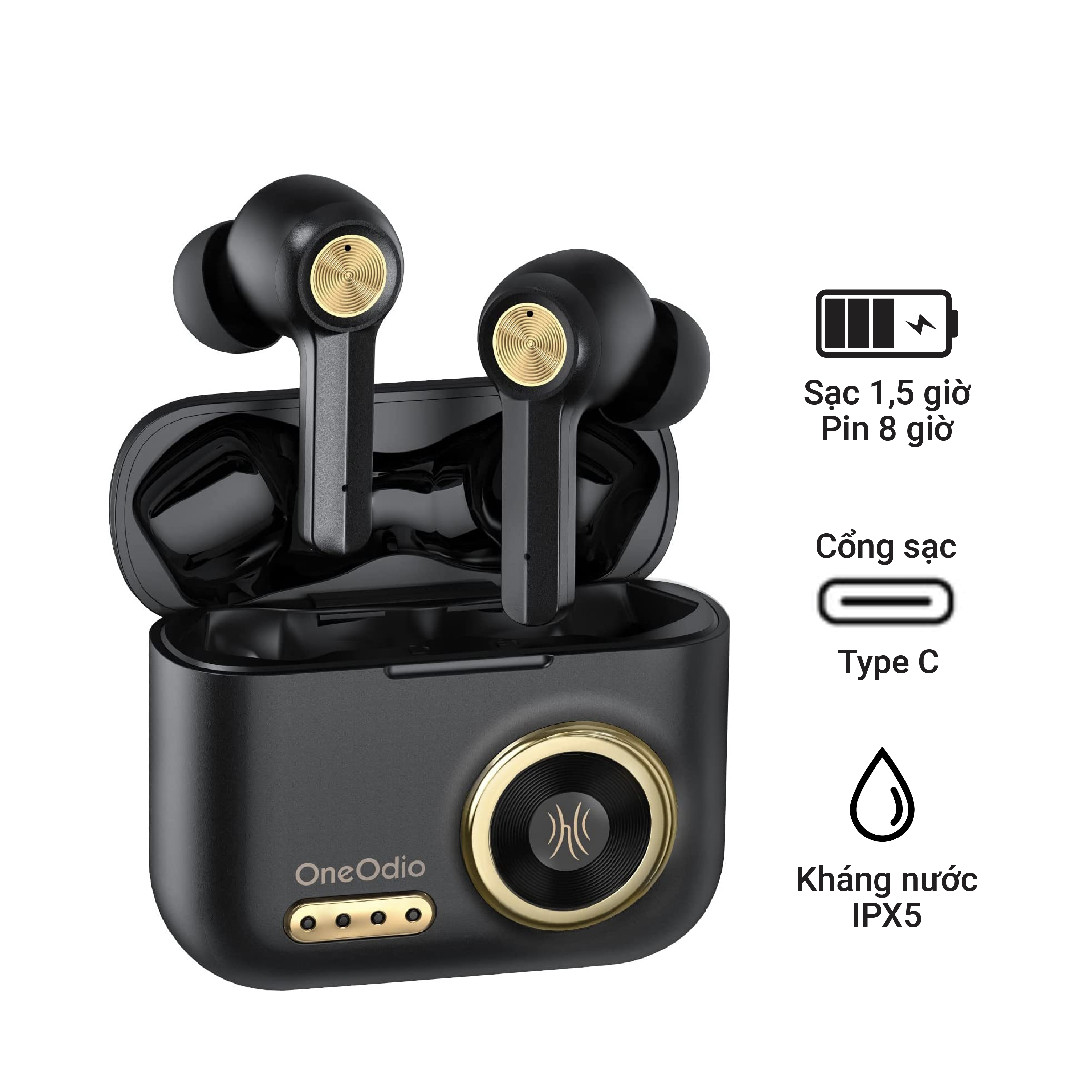 Tai nghe OneOdio F2 Bluetooth 5.0 âm thanh HiFi