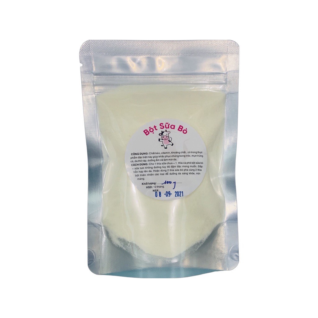 Bột Sữa Dê  /Bò Handmade - Dưỡng Trắng, Cấp Ẩm