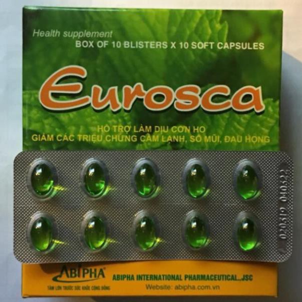 Eurosca Abipha - làm dịu cơn ho, sổ mũi, cảm lạnh