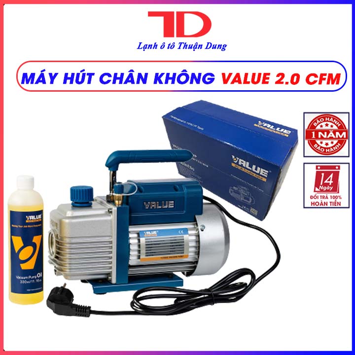 Máy Hút Chân Không Value 2.0 Cfm - Vật Tư Điện Lạnh Ô Tô Thuận Dung
