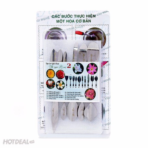 [HCM]Bộ 10 Dụng Cụ Làm Thạch Rau Câu 3D Nghệ Thuật