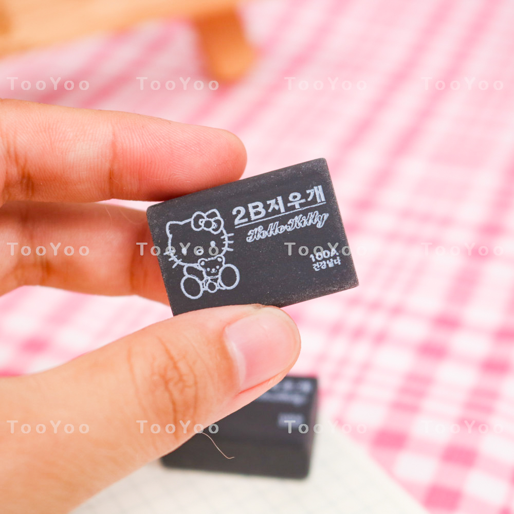 Cục gôm đen hình Hello Kitty dễ thương cute TooYoo BK00610