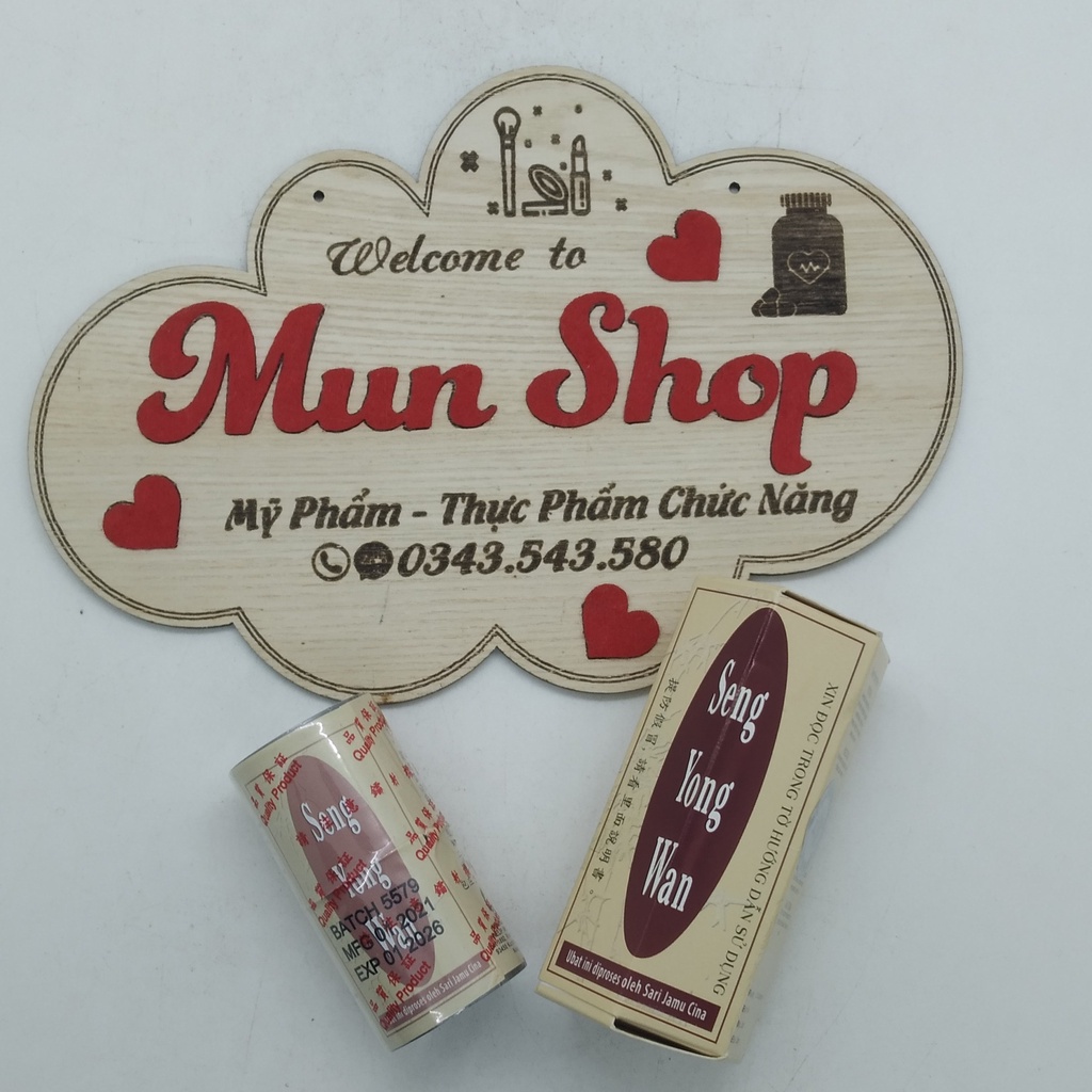 Sâm nhung hoàn - seng yong wan - giúp tăng cân, ngủ ngon hộp 20 viên
