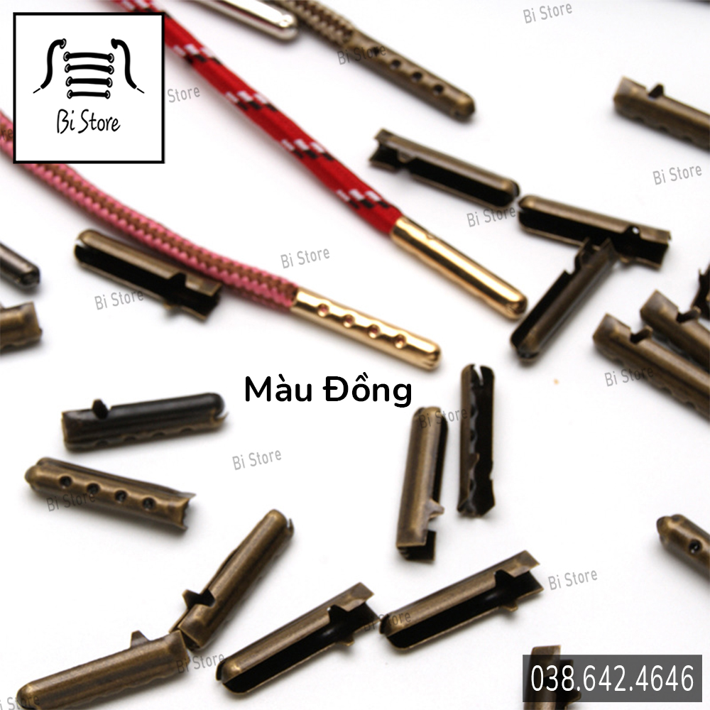 Đầu bọc dây giày chất liệu hợp kim không gỉ - Đầu tips