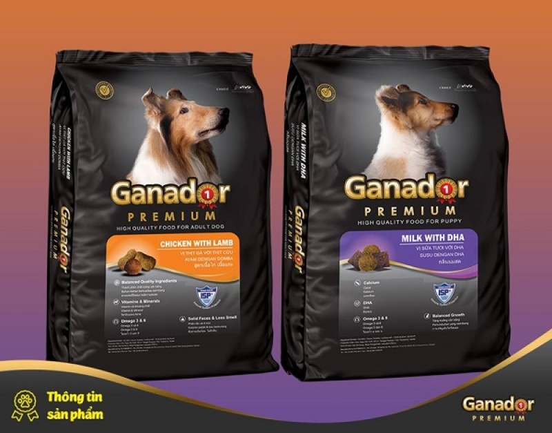 Thức Ăn Cho Chó Nhỏ Và Chó Lớn - Ganador 400gr