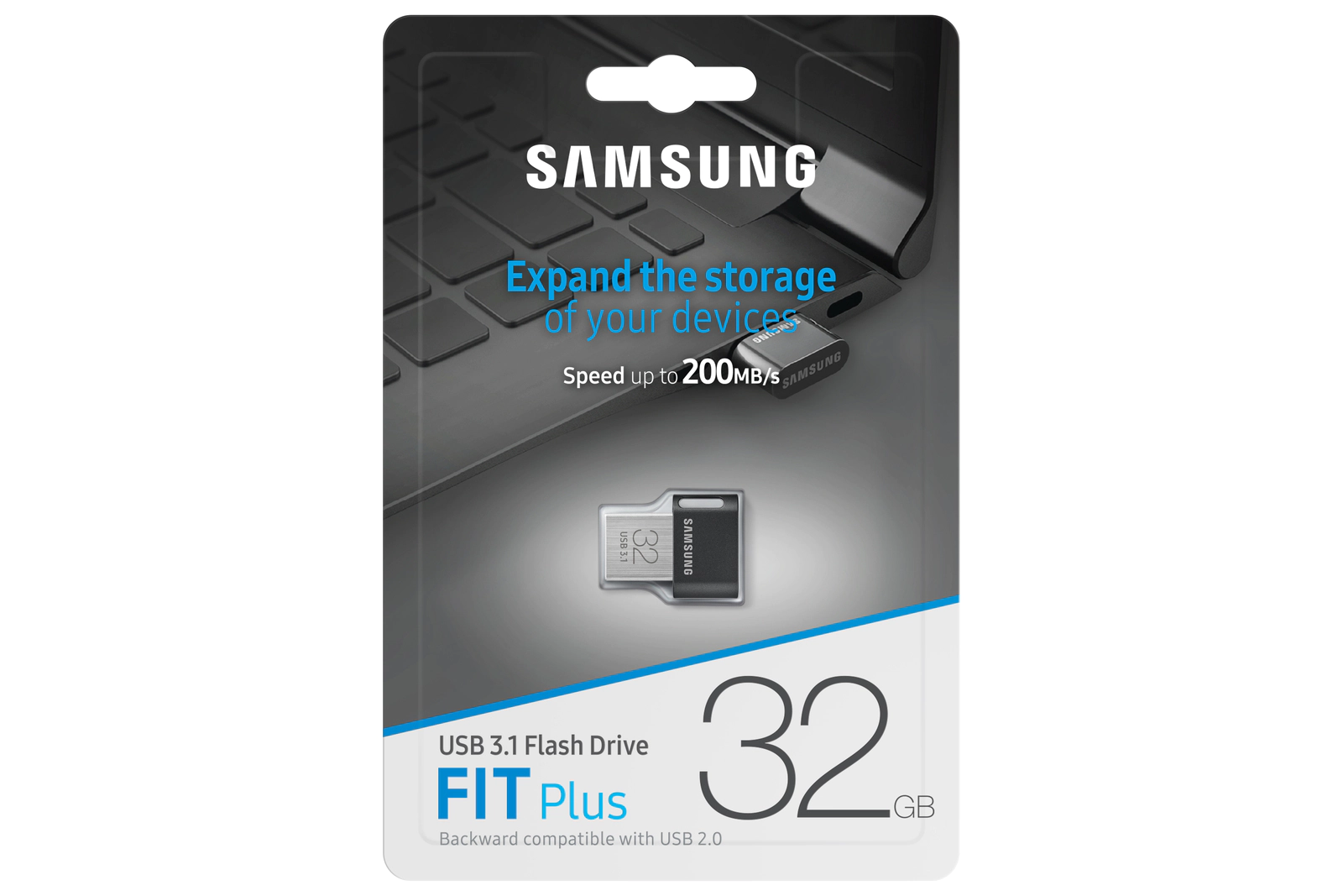USB 3.1 Samsung Flash Drive Ultra FIT Plus 32GB 200Mb/s (Bạc) - Nhất Tín Computer