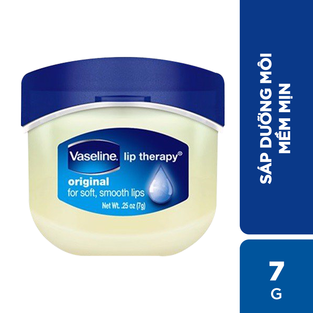 Sáp dưỡng môi Vaseline Mềm Mịn 7g