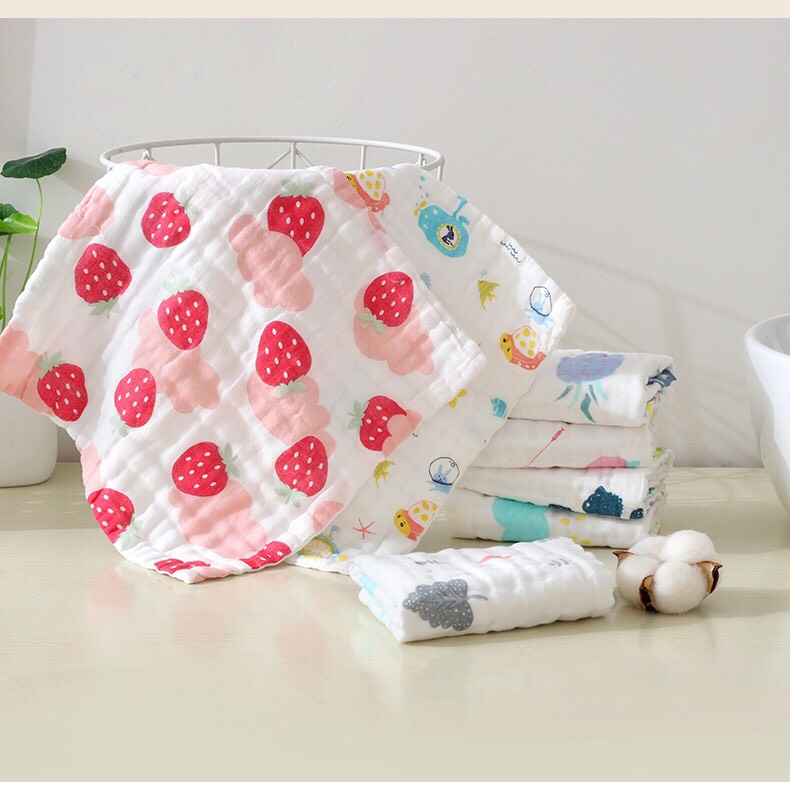 Khăn Xô Sợi Tre 6 Lớp Cho Bé