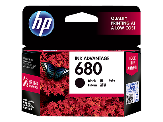 Hộp mực in HP F6V27AA ( HP 680) đen.