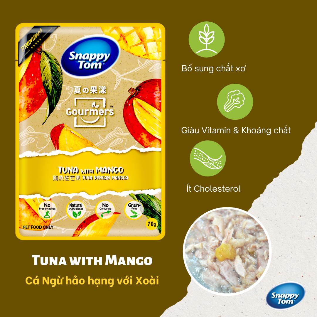 Pate Mèo Snappy Tom trái cây