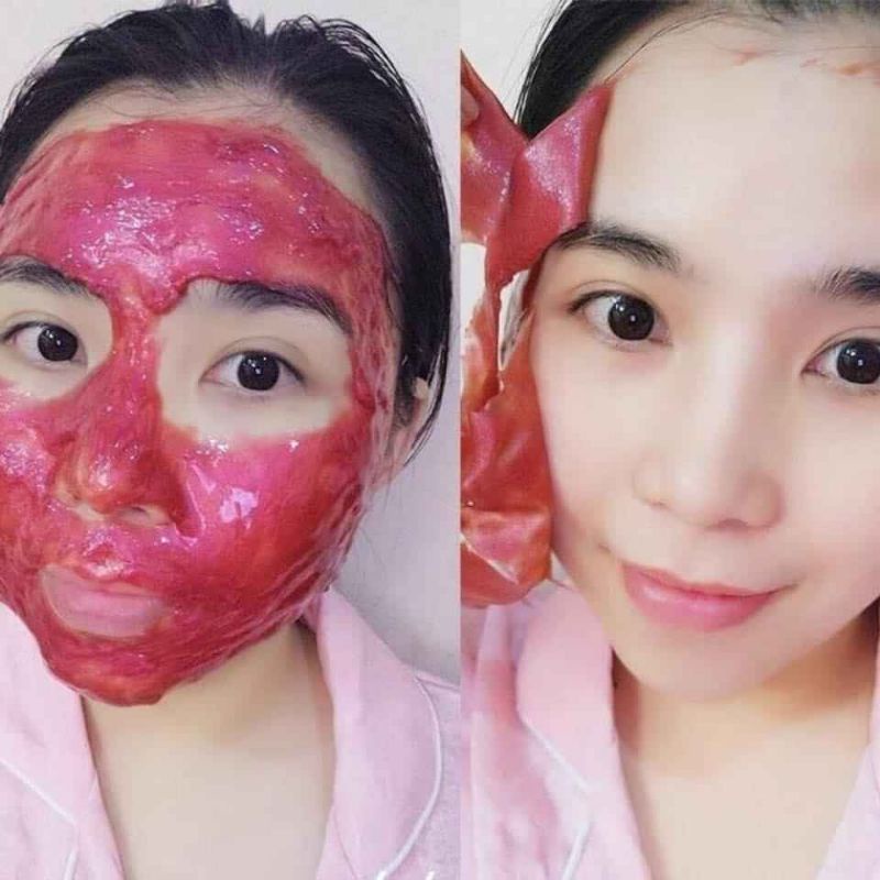 ️️ BỘT ĐẮP MẶT DNA CÁ HỒNG  (BỘT MẶT NẠ DẺO ) HANDMADE NHÀ BỘT