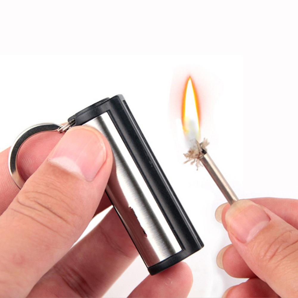 Combo 3 Bật Lửa Móc Khóa Diêm Xăng Vĩnh Cửu ( trụ tròn ) - Gia Phú Lock Store