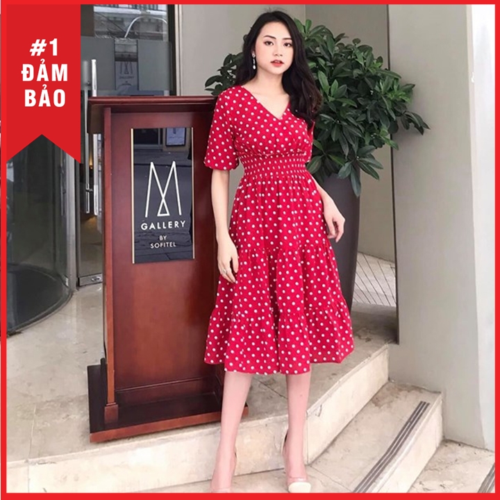 [HCM]ĐẦM CHẤM BI CAO CẤP DỄ THƯƠNG B280
