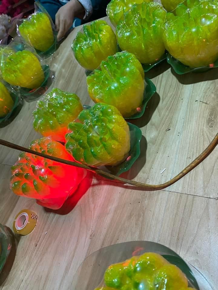Nến Sáp hình phật thủ loại to