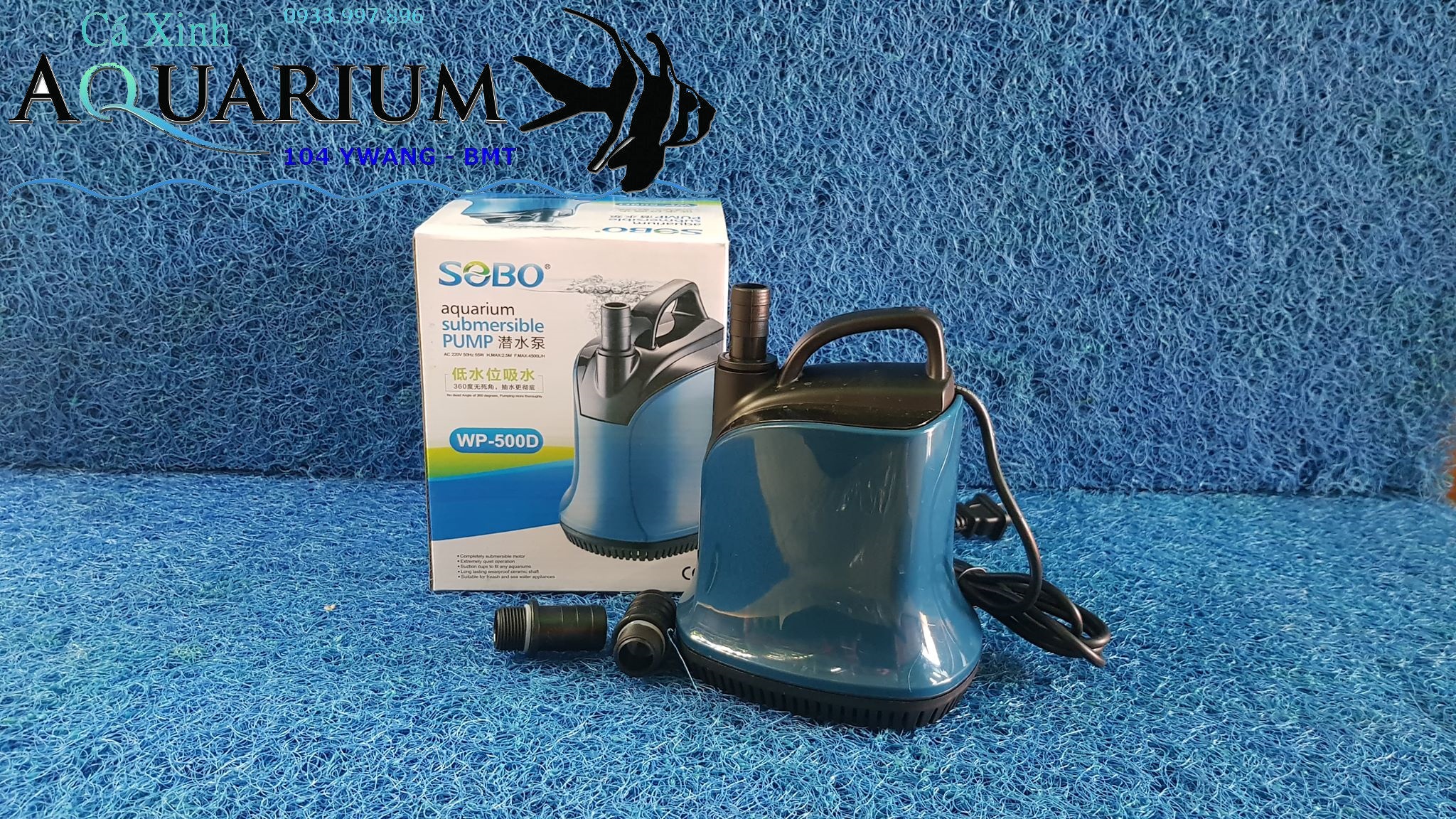 Sobo WP - 500D Máy Bơm hút đáy hồ cá