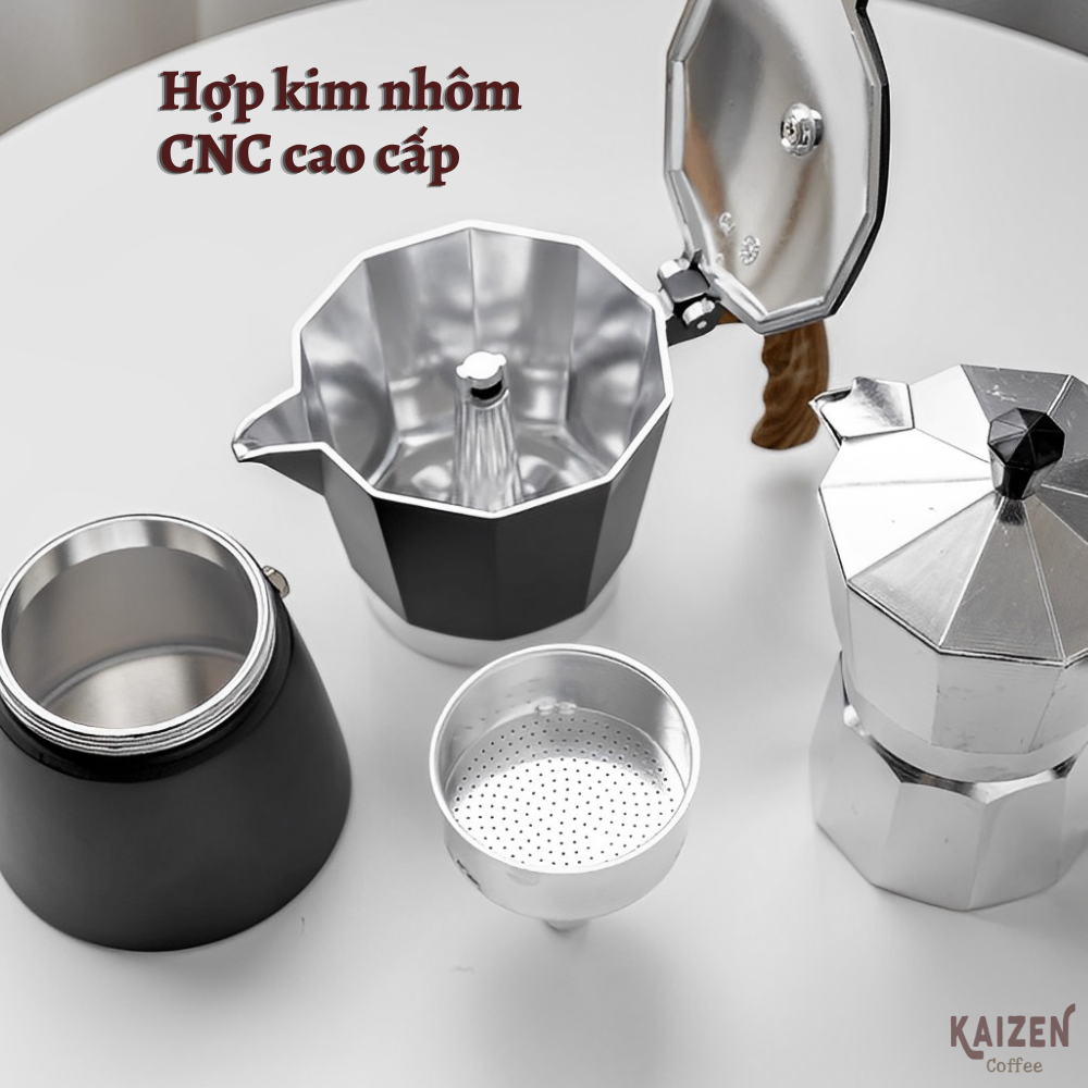 Bình pha cà phê Moka Pot 300ml - Kaizen Coffee