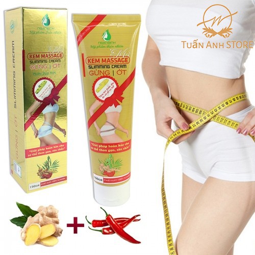 Kem Tan Mỡ  NGÂN BINH Gừng Ớt 150g