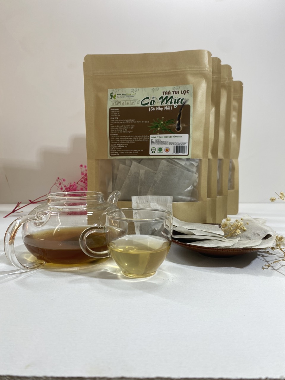 [FreeshipMAX] Cây Cỏ Mực ( Cỏ Nhọ Nồi) khô đóng gói 500gr - Công Ty TNHH Dược Liệu Hồng Lan