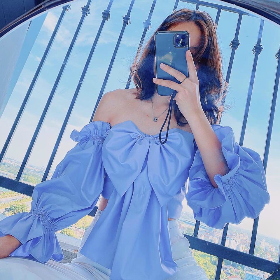 Áo nơ trước 🎀 xinh đẹp hở vai
