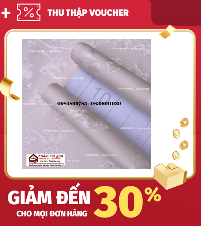 Decal vân hoa in nổi khổ 60cm