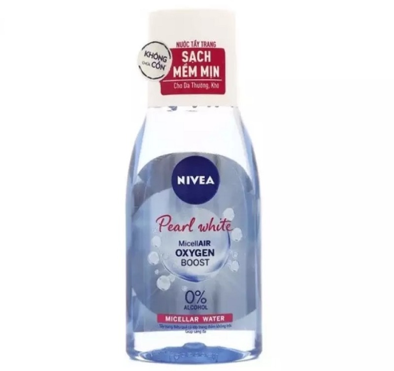 Nước tẩy trang Nivea không chứa cồn 125ml - Chai hồng cho da thường cao cấp