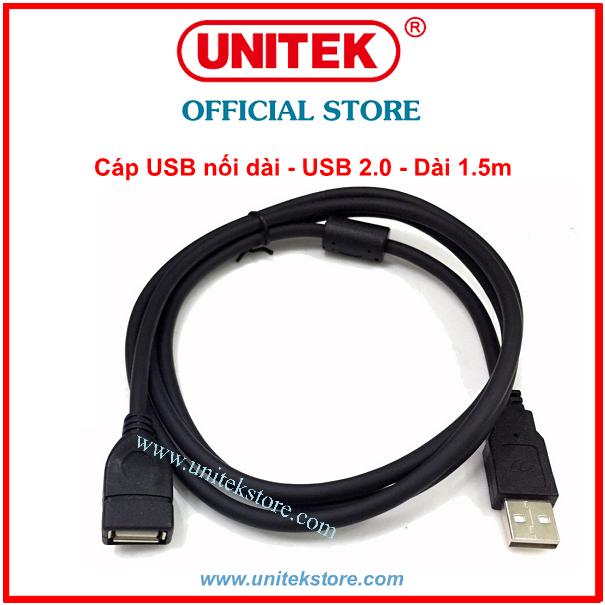[UNITEK STORE] CÁP USB NỐI DÀI USB 2.0 - DÀI 1.5M KINGMASTER (KM046)