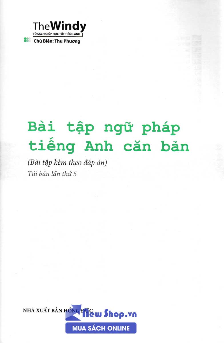 BÀI TẬP NGỮ PHÁP TIẾNG ANH CĂN BẢN (MC BOOKS)
