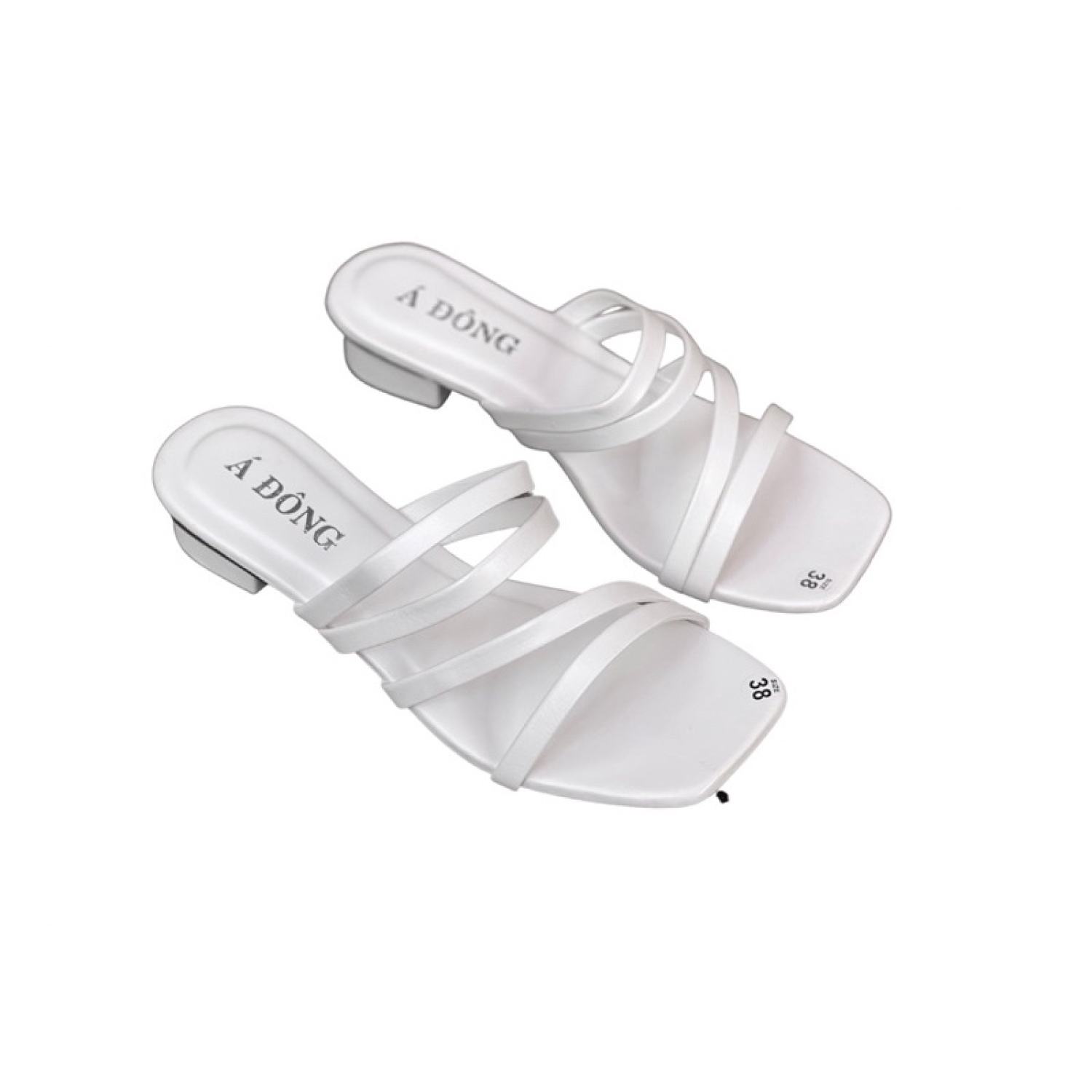 Dép cao gót 3 phân, guốc quai dây đan chéo nữ GT03
