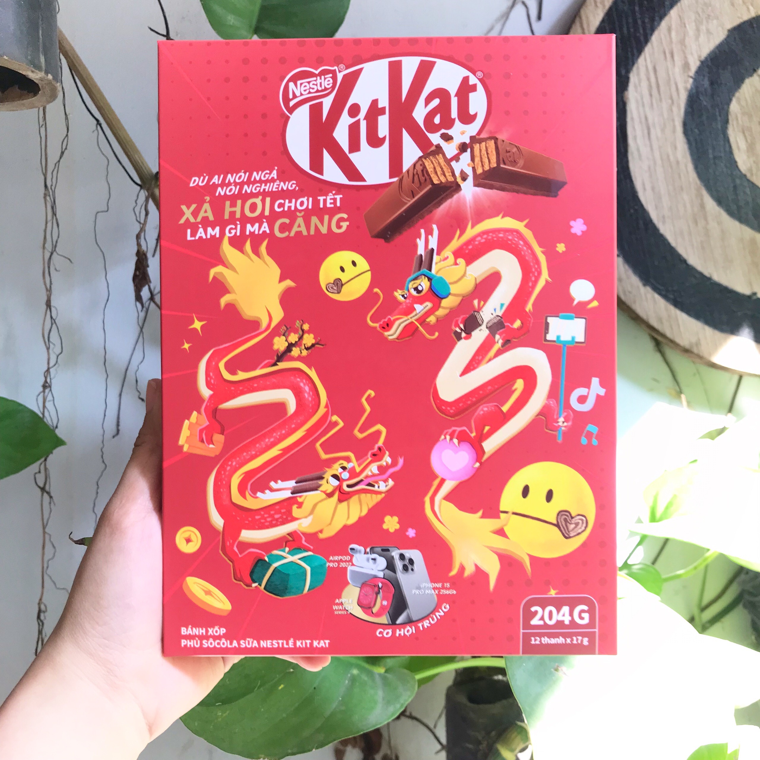 Sôcôla Nestlé KitKat Thái Lan Hộp Tết