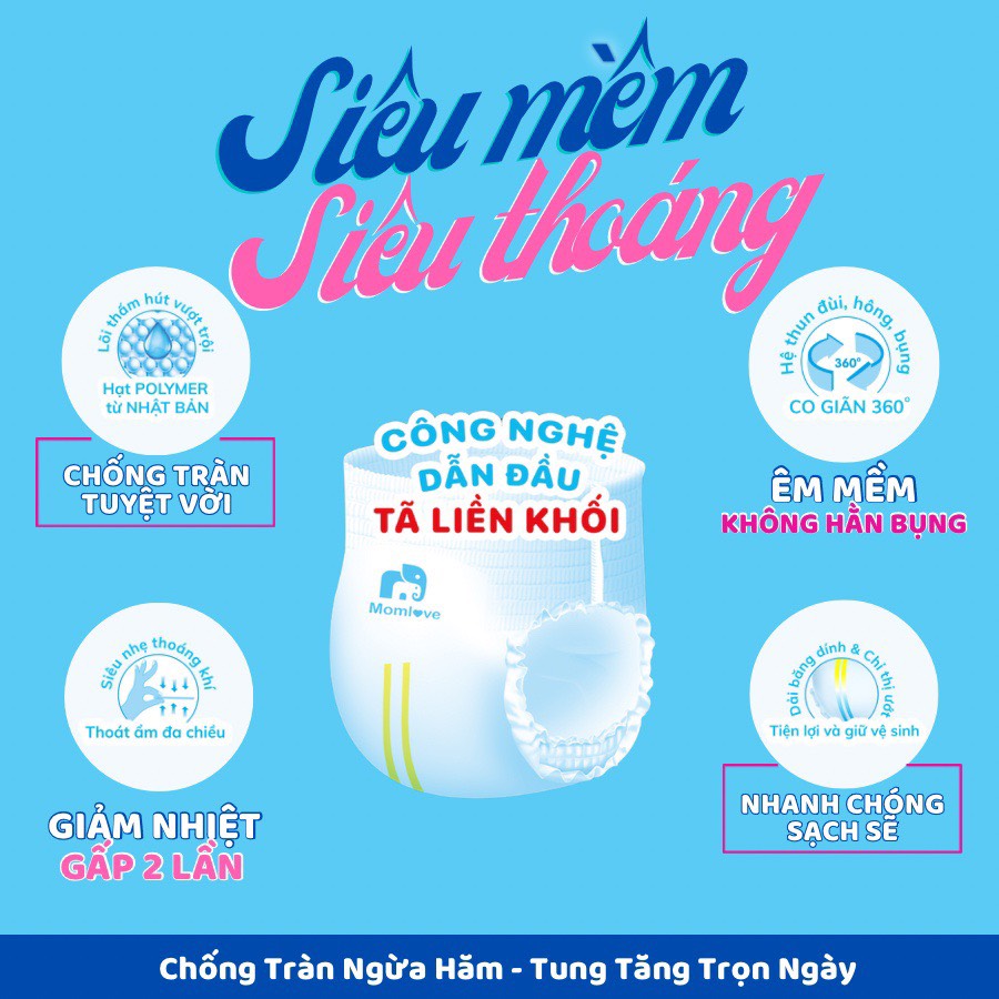 Combo Tã Quần Momlove Size L