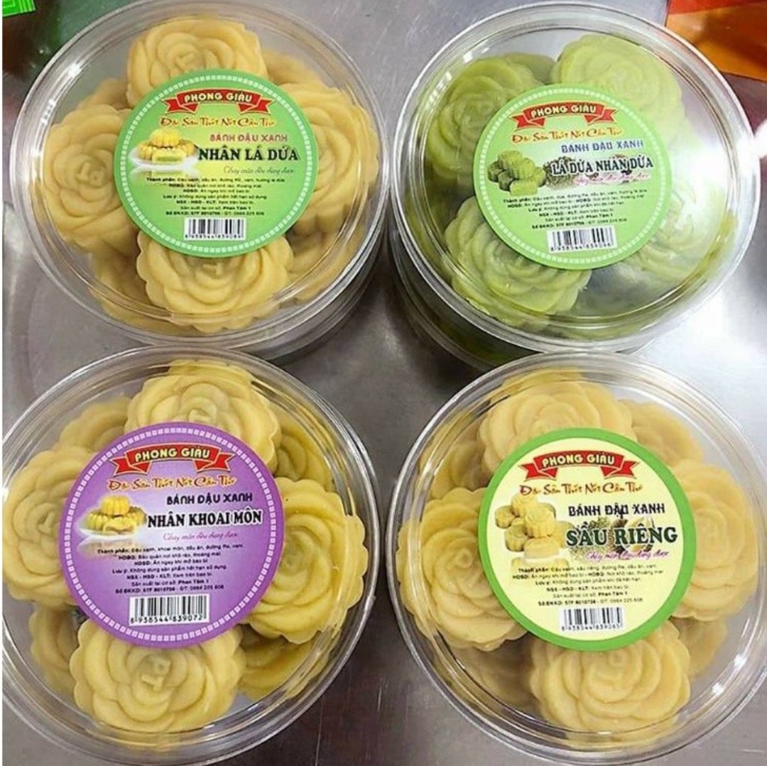 BÁNH ĐẬU XANH CÓ NHÂN (PHONG GIÀU FOOD)