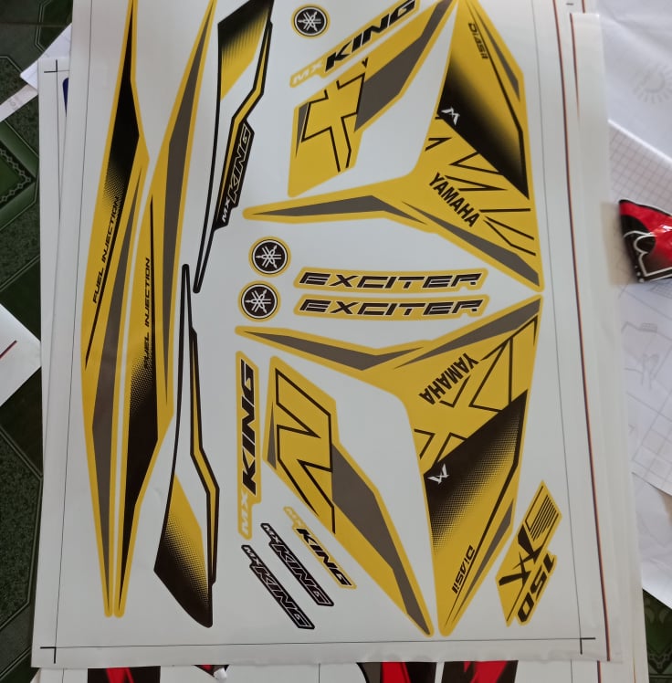 tem rời ex 150 mxking 2019 xe vàng