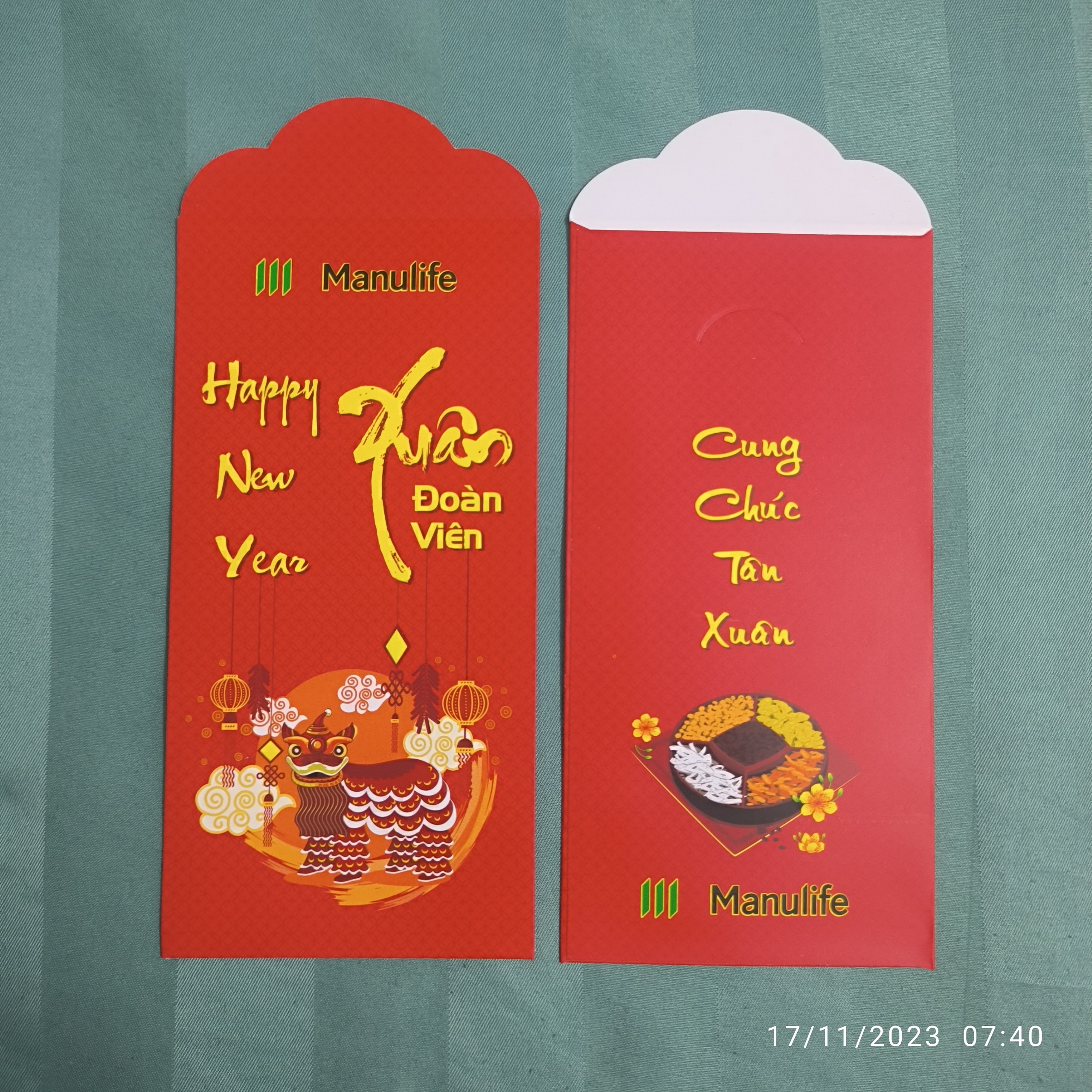 [HCM] Combo 50 bao lì xì  (Manulife)