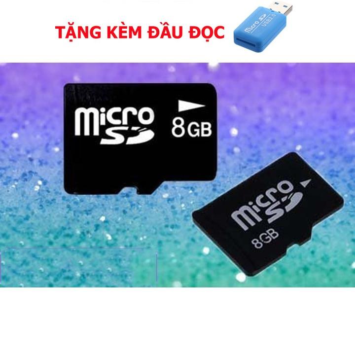 Thẻ nhớ MicroSD 8Gb, thẻ nhớ điện thoại