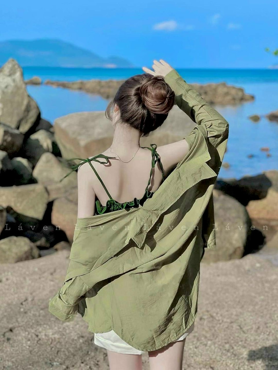 Sét Đũi 3 Món Cột Nơ (Có Mút Ngực)