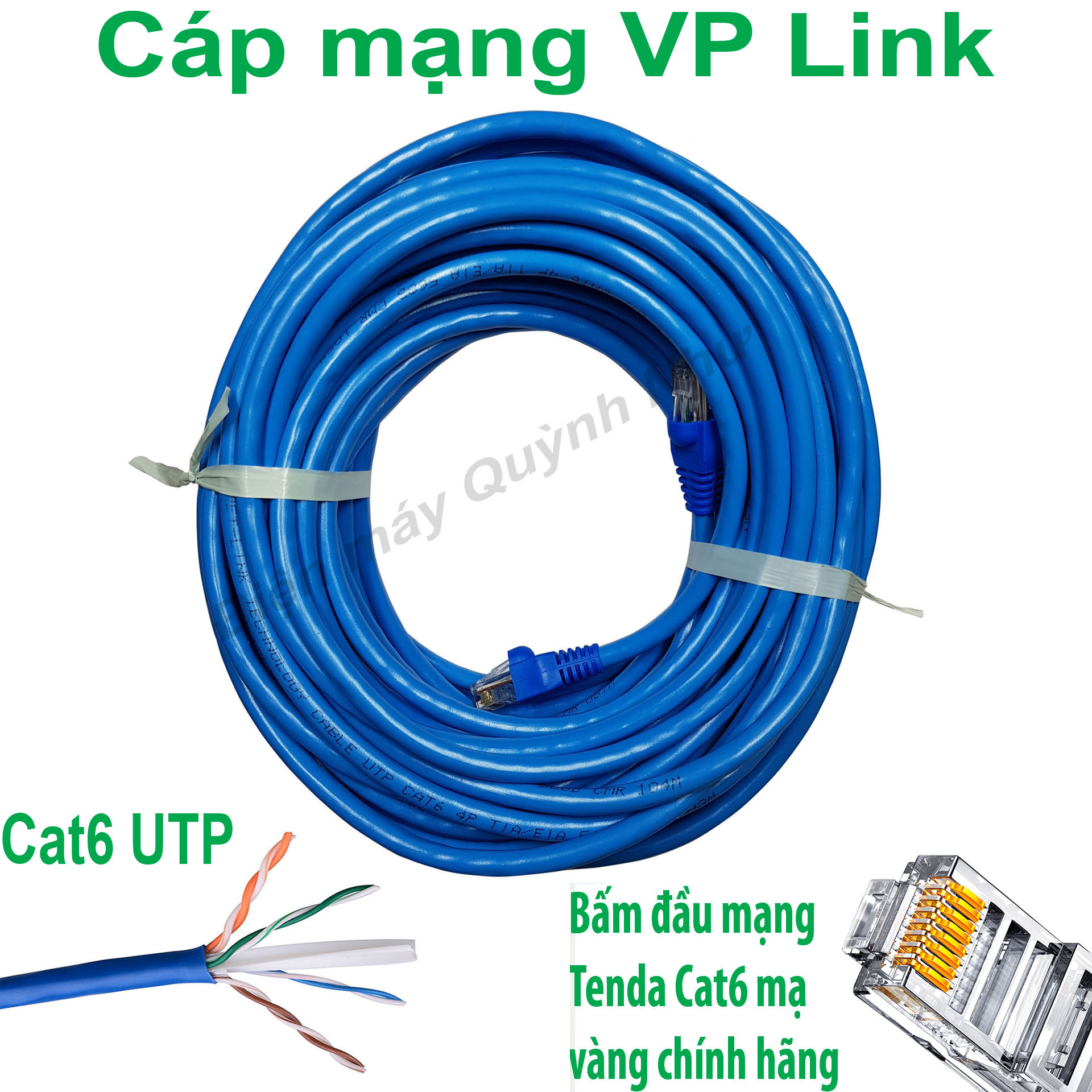 [HCM]5m Dây mạng (cáp lan) CAT6 bấm sẵn 2 đầu