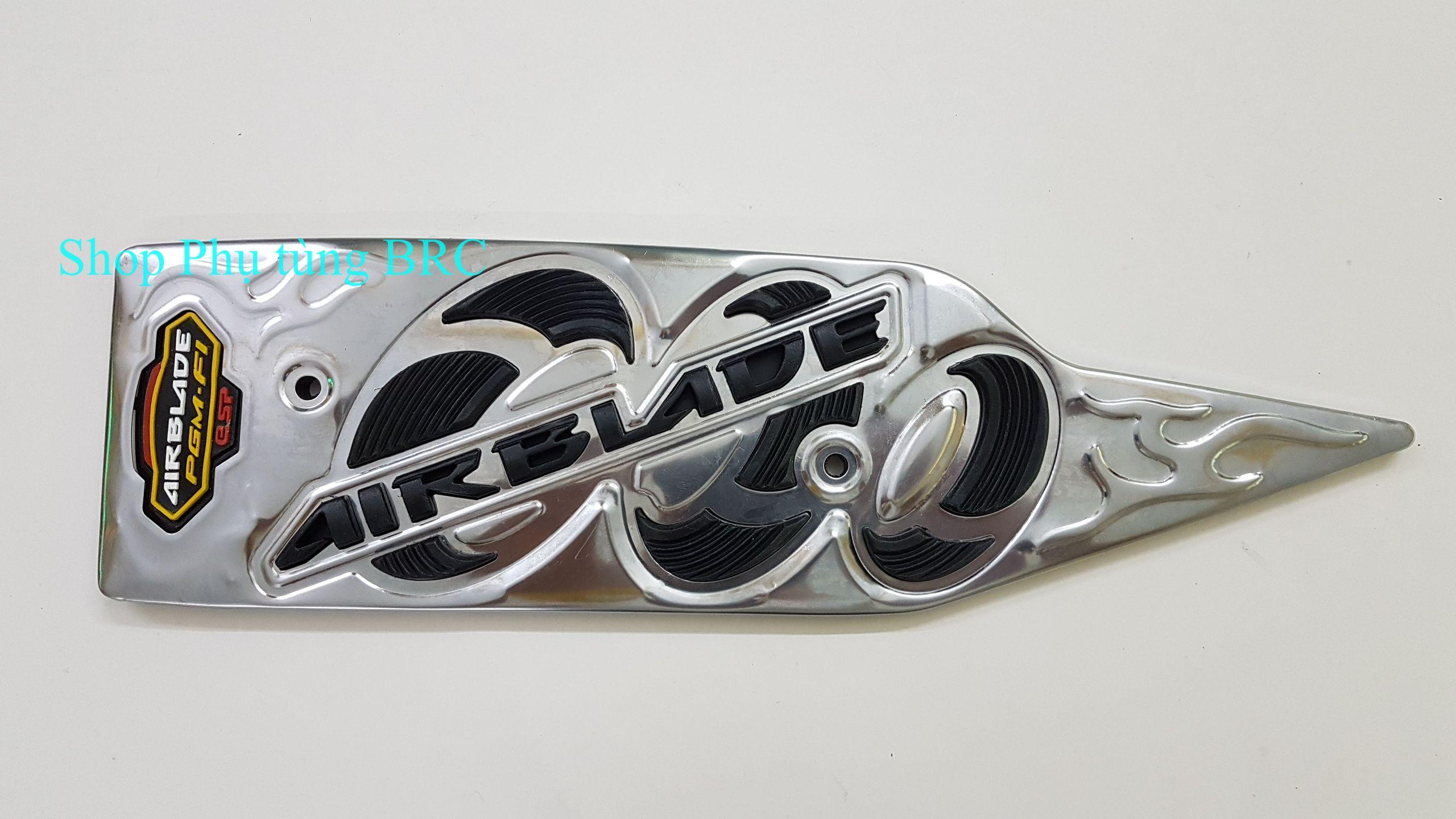 Thảm INOX để chân xe AIRBLADE 2013 đến 2015