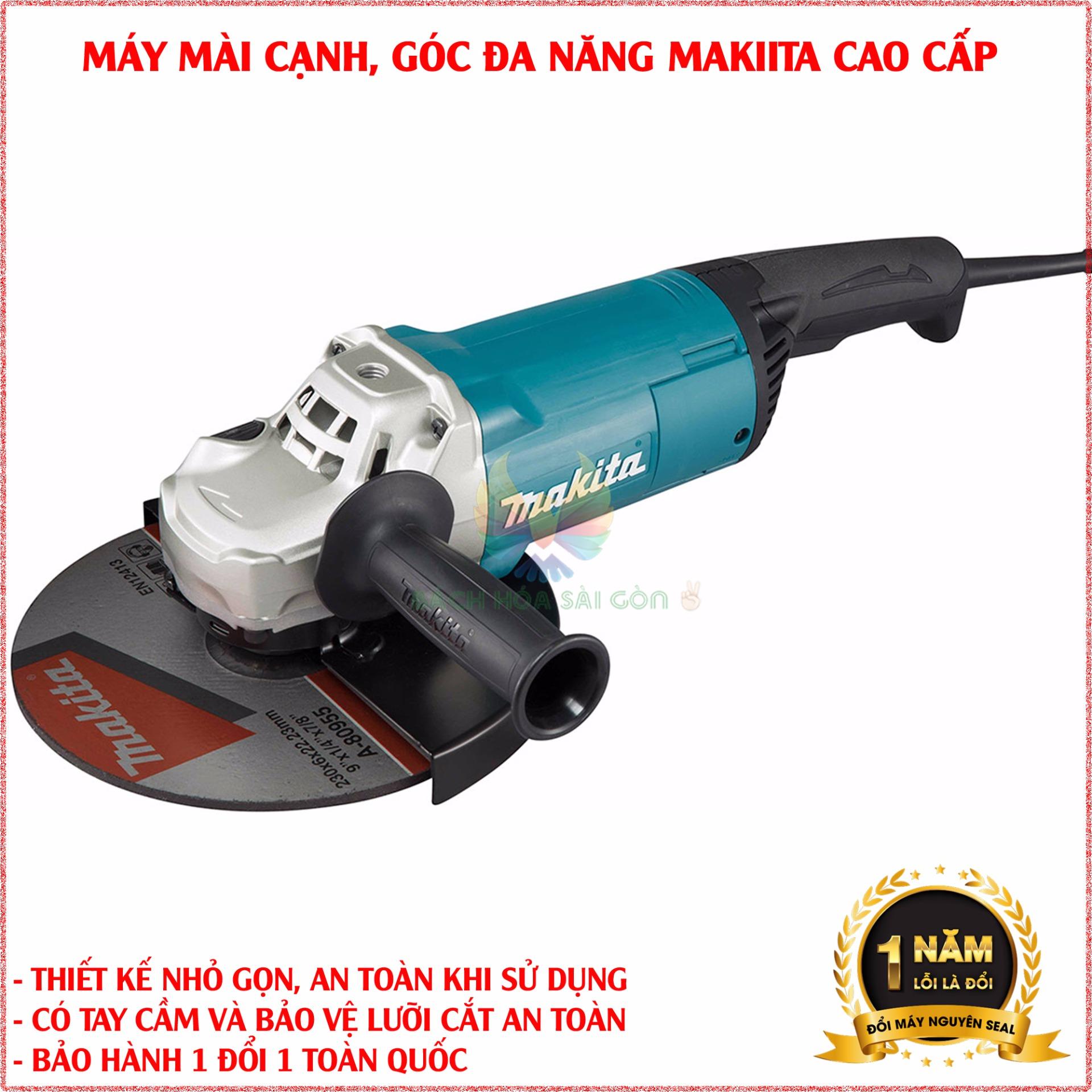 [HCM]Máy mài -  máy cắt cầm tay Makita công suất lớn. Máy Mài Cắt Gạch Cầm Tay Makita Tiện Dụng Đa Năng Trang Bị Thêm Tay Cầm Phụ Motor Cực Mạnh, 100% dây đồng. bảo hành 12 tháng.