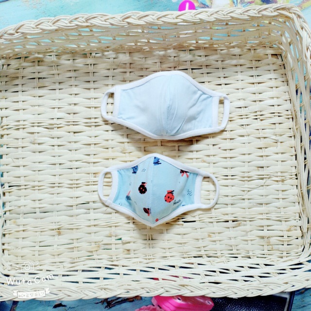 Set 2 khẩu trang bamboo sợi tre Avaler (6M-4y)