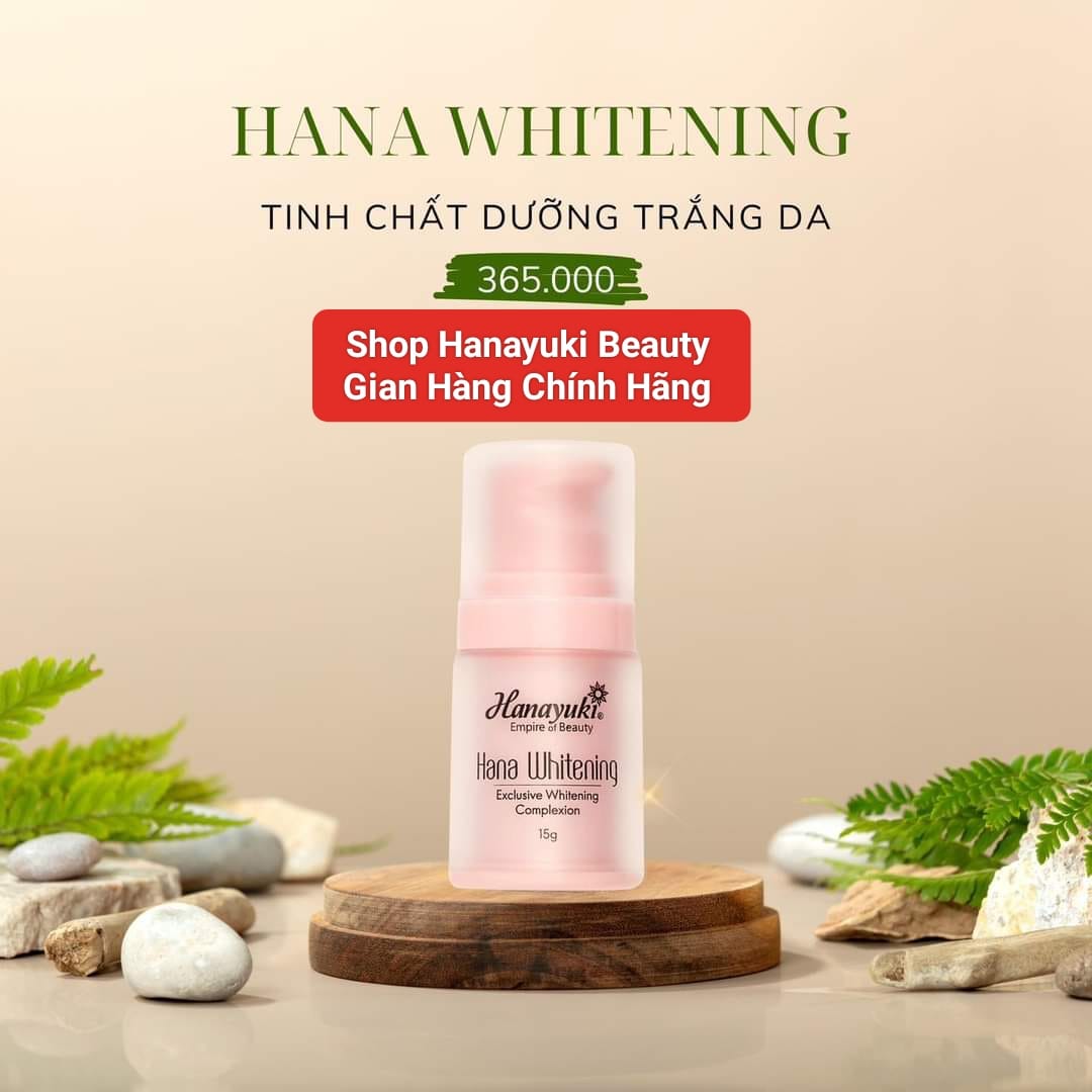 [TẶNG QUÀ + GIẢM VOUCHER 8%] [Chính hãng-Date 2026] SERUM TRẮNG DA MINI HANAYUKI 15g-HANA WHITENING MINI