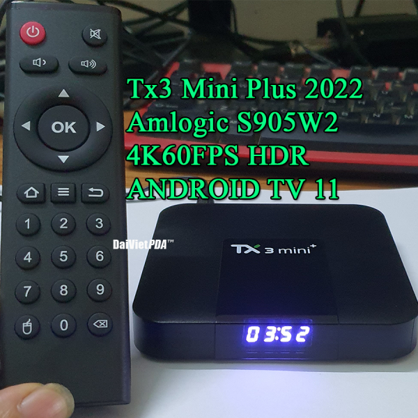 Android TV Box TX3 mini Plus 2022 - Android 11, Amlogic S905W2