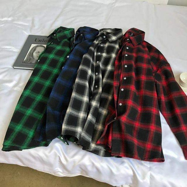 [HCM]Áo sơ caro (flannel)