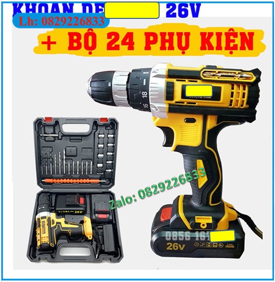Máy khoan sạc pin DW26