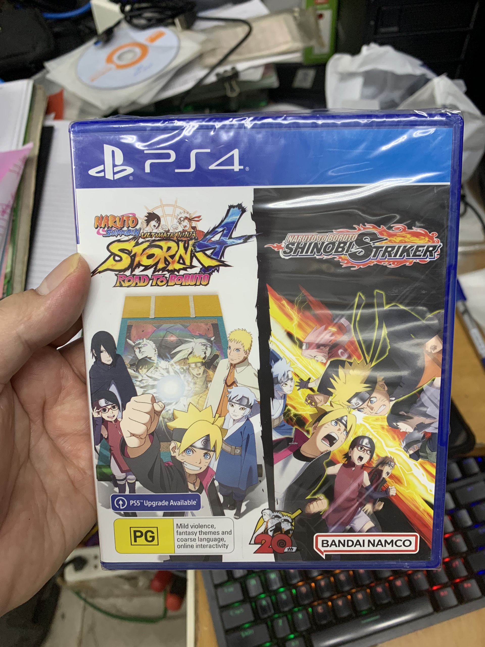 Đĩa game ps4 : naruto ultimate ninja storm 4 road to boruto