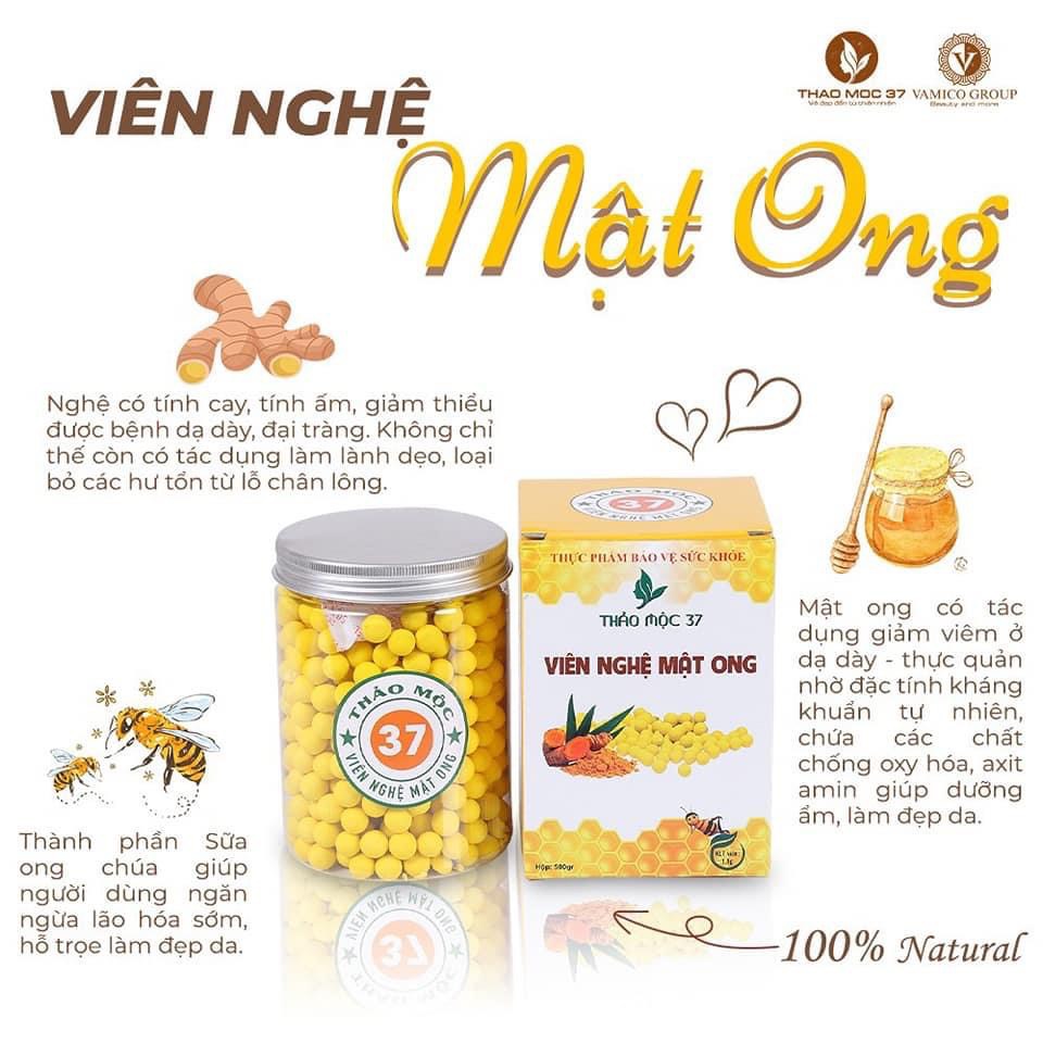 Viên Tnh Bột Nghệ Mật Ong Thảo Mộc 37