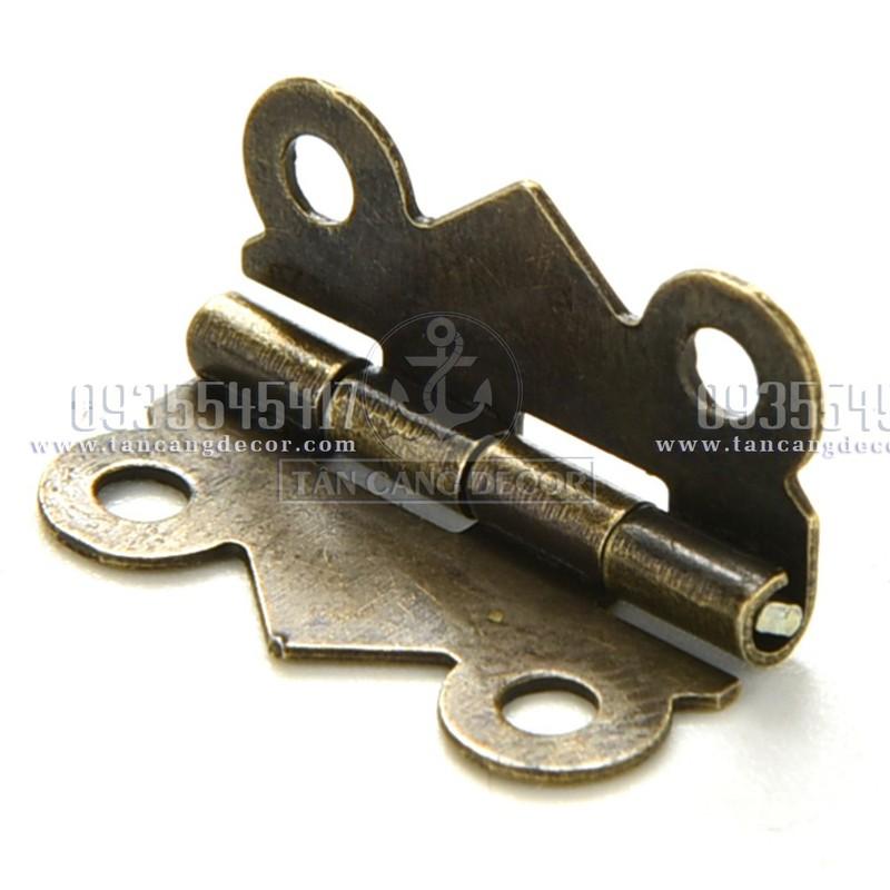 2 Bản Lề Gập Size M 13 Cổ Điển – KT:3cm